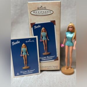 Hallmark Malibu Barbie Ornament - Light Blue